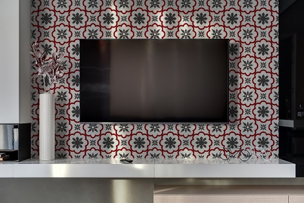 Nástenný panel PVC Geometrické hviezdy