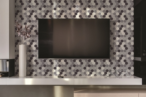 Nástenný panel PVC Šesťuholník