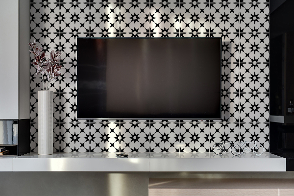 Nástenný panel PVC Geometria hviezd