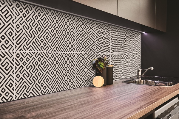 Stenový panel Geometrické čiary