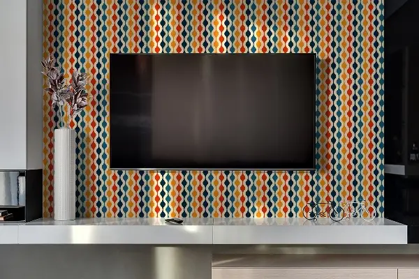 Samolepiaci dekoračný panel Retro vzor