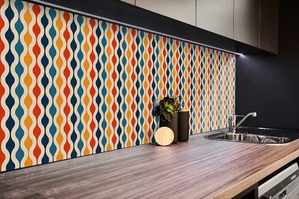 Samolepiaci dekoračný panel Retro vzor