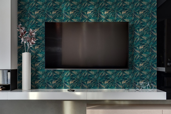 Samolepící panel na zeď Zelený malachit
