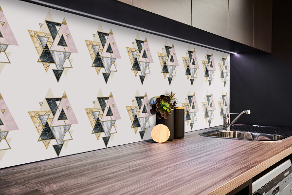 Stenový panel Podlahový panel geometrického trojuholníka