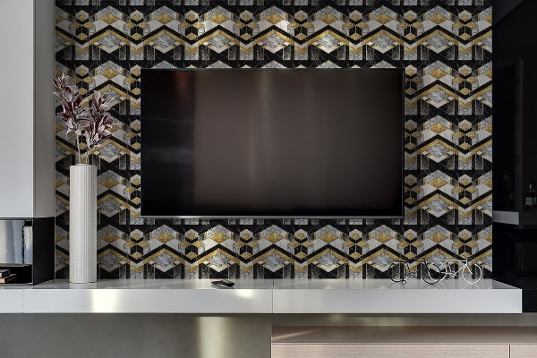 Stenový panel Geometrická ilúzia