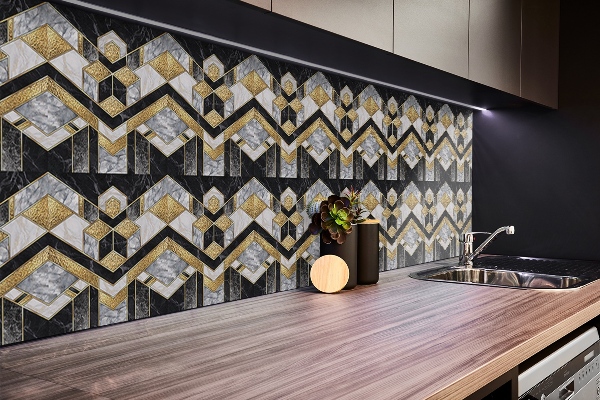 Stenový panel Geometrická ilúzia