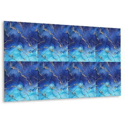 Nástenný panel PVC Modrý mramor