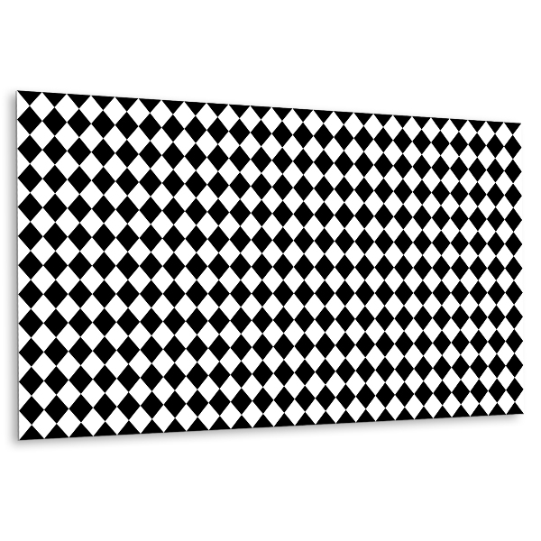 Samolepiaci obkladový panel Šikmá šachovnica