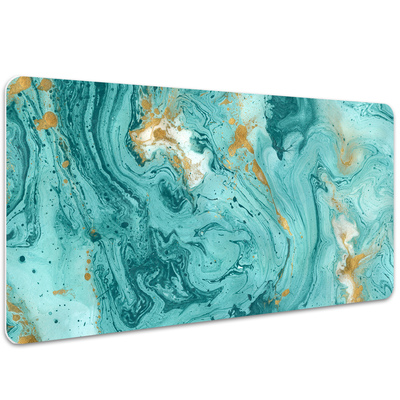 Ochranná podložka na stôl Marble tyrkysová
