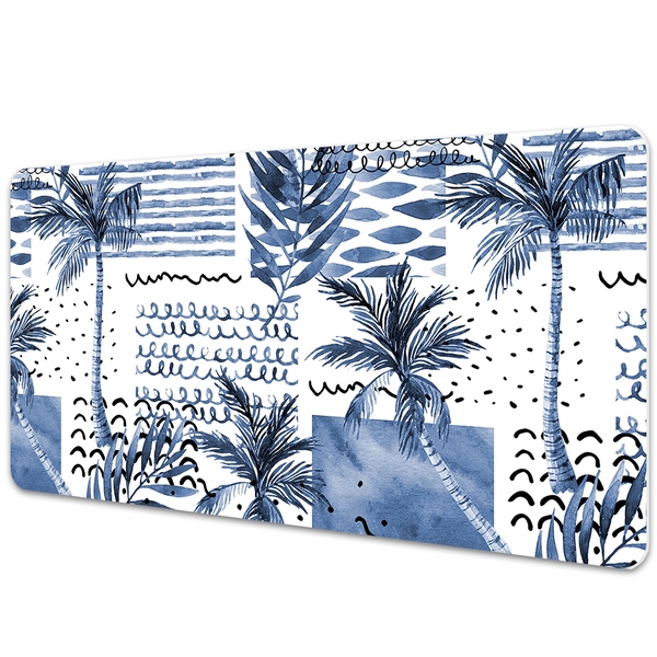 Pracovná podložka s obrázkom modrá palma