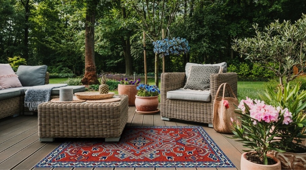 vinylový koberec na terasu